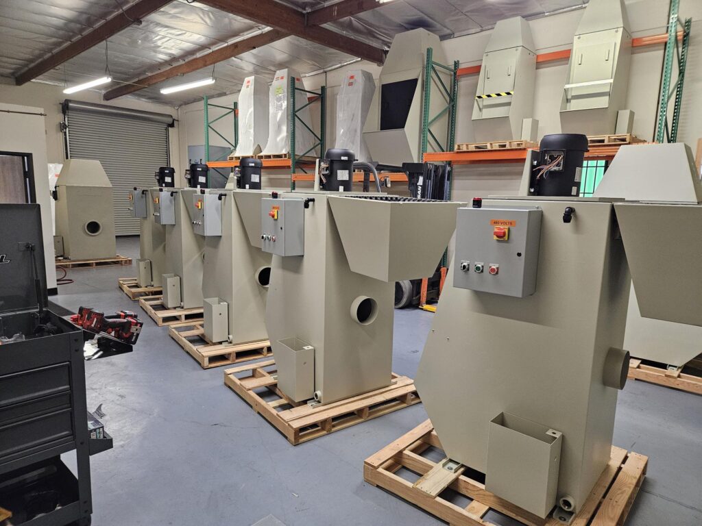 Aluminum dust collectors